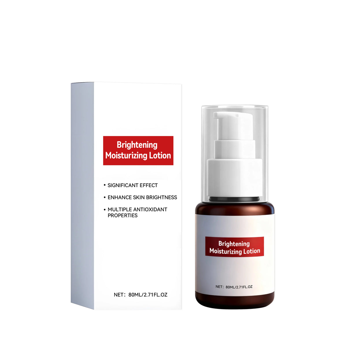Brightening Moisturizing Lotion with Vitamin E Hydrating Glow-Boosting Face Cream Soothing Dark Spots Remover for Dull Dry Skin
