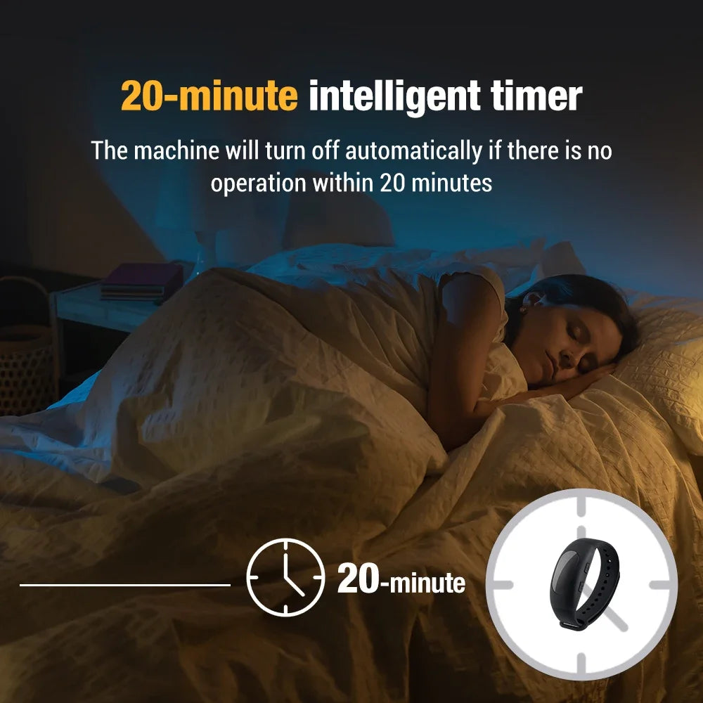 CES Intelligent Wristband Fast Sleeping Device Rest Hypnosis Relief Anxiety Insomnia Artifact EMS Microcurrent Sleep Aid Watch