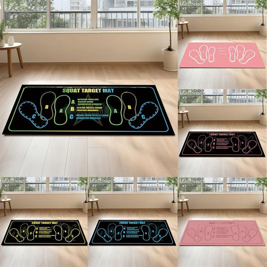 Various Sizes Anti-Slip Squat Mat Durable Training Mat for Home Gym Use Non-Skid Exercise Equipment Ideal for Fitness Enthusiast