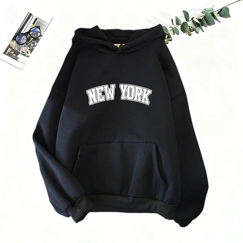 2025 New Women's Matching Set Hooded Sweatshirt and Jogger Pants Casual Streetwear Outfit Fall Winter Lounge Female Wear Hoodie