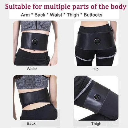 EMS intelligent fitness belt set, body shaping and weight reducing abdominal patch, fitness equipment, abdominal equipment set