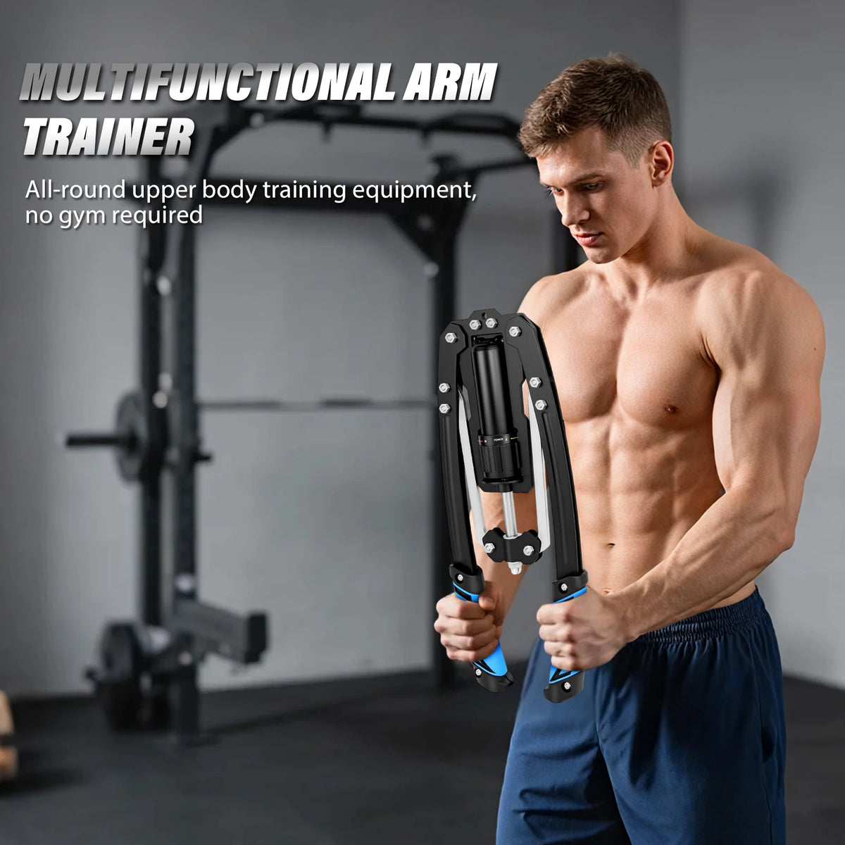 Power Twister, Adjustable Hydraulic Resistance 10-200kg, Chest Exerciser for men, Fitness Chest Expander, Arm Exercise Equipment