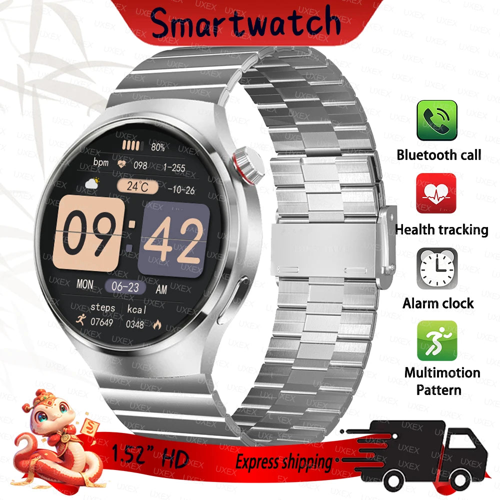 2025 Watch Smartwatch Wemon 1.52” HD Bluetooth Call Offers Today Gift For Men Health Tracking Watches Smart Hombre Business New