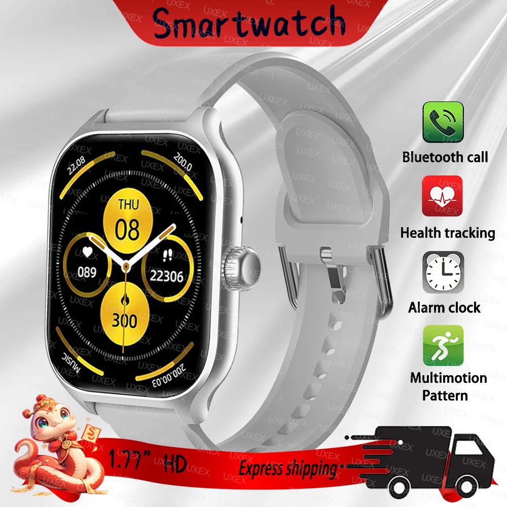 2026 New Fashion Smartwatch Men 2.01 HD Bluetooth Call Alarm Clock Custom Photo Health Tracking Watches Smart Women Offers Today