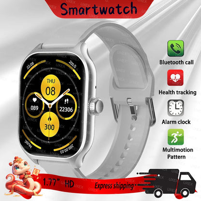 2026 New Fashion Smartwatch Men 2.01 HD Bluetooth Call Alarm Clock Custom Photo Health Tracking Watches Smart Women Offers Today