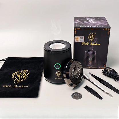 Black BK-18 Aromatherapy Machine Gift Box Set Mini Portable Home Indoor Car Essential Oils/Incense Materials Fragrance Burners