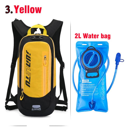 Outdoor Sports Water Bag Backpack Set 2L Breathable Waterproof Rucksack Hydration EVA Inner Bladder Knapsack Night Reflective