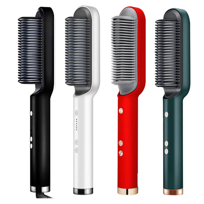 Hair Straightener Professional Quick Heated Electric Hot Comb Hair Comb Personal Care Multifunctional Hairstyle Brush