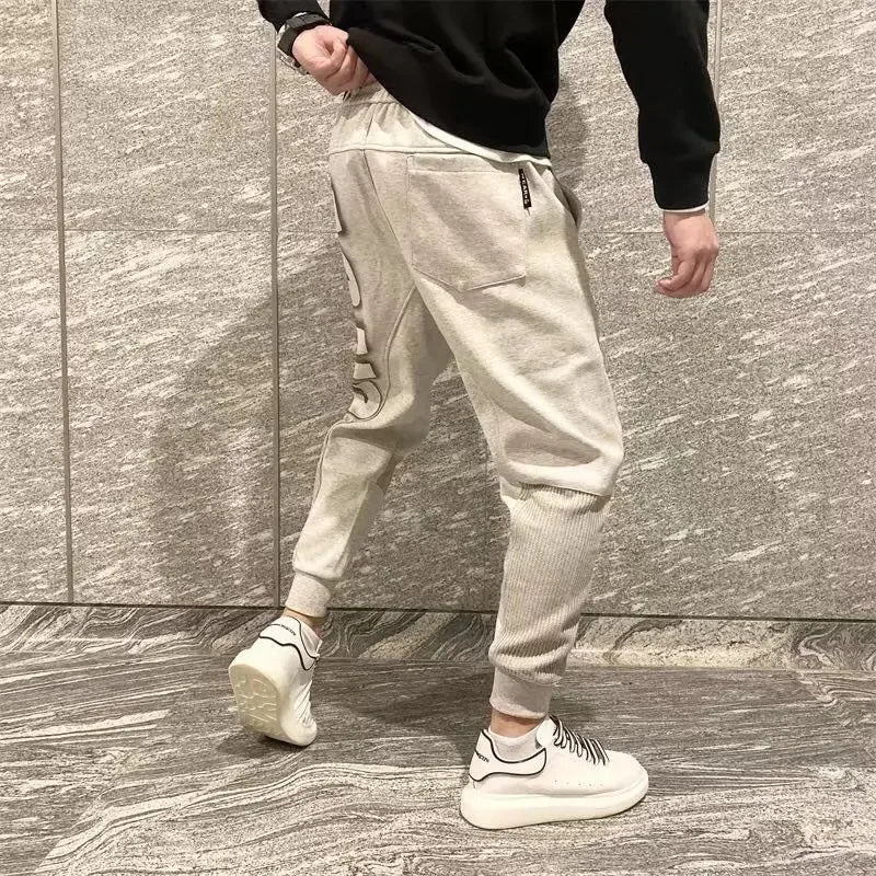 Trousers Athletic Black Jogger Men's Sweatpants Harem Man Sweat Pants Sport Track Fashion Trend Popular Casual Slacks Vintage