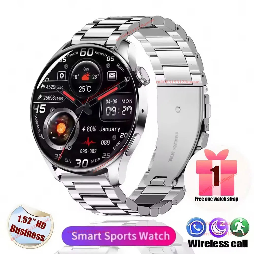 Watch 5 Pro New Men's Smartwatch High-Definition Screen Health Tracking Bluetooth Calls Voice Assistant Sports Smartwatches Hw12