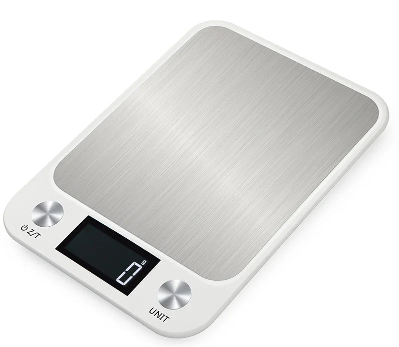 15kg/1g Kitchen Scale Food Scale Stainless Steel Kitchen Scale Waterproof Scale Digital Food Baking Milk Vegetable Weight Scales