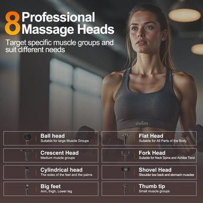 Professional Muscle Massage Gun for Neck and Back Massage Instrument Dropshipping Fitness Equipment Male Female Best Gift