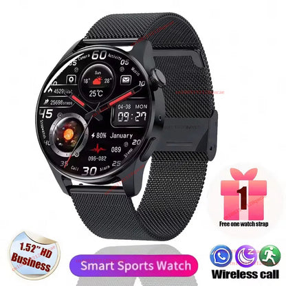 Watch 5 Pro New Men's Smartwatch High-Definition Screen Health Tracking Bluetooth Calls Voice Assistant Sports Smartwatches Hw12