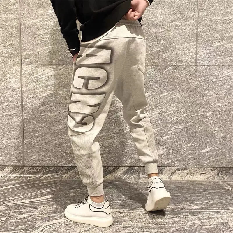 Trousers Athletic Black Jogger Men's Sweatpants Harem Man Sweat Pants Sport Track Fashion Trend Popular Casual Slacks Vintage
