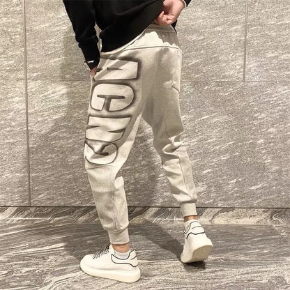Trousers Athletic Black Jogger Men's Sweatpants Harem Man Sweat Pants Sport Track Fashion Trend Popular Casual Slacks Vintage