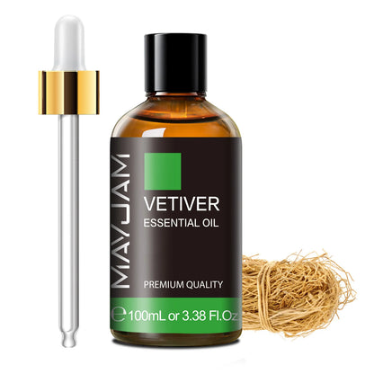 100ML Pure Plant Essential Oil Mint Bergamot Patchouli Citronella Lemongrass Chamomile Cedarwood For Reed Diffuser Humidifier