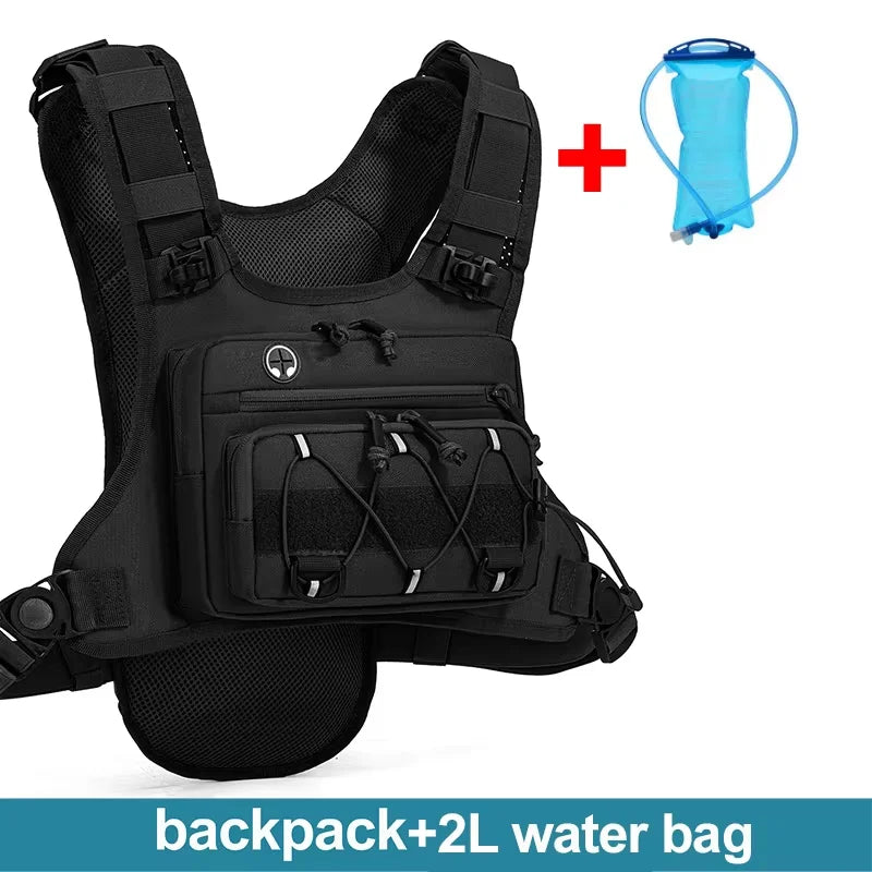 Running Chest Pack Hydration Vest For Cycling Hiking Bicycle Race Marathon Bag Men Women Sports Tactical Pouch Camping Backpack