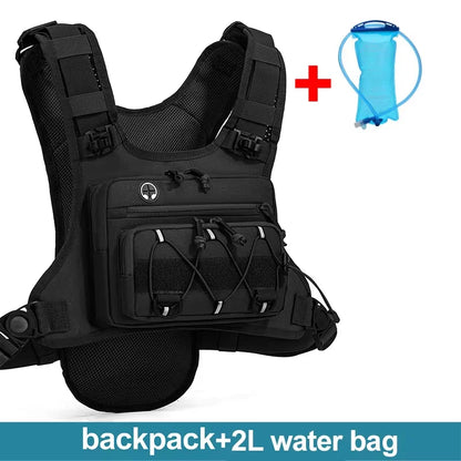 Running Chest Pack Hydration Vest For Cycling Hiking Bicycle Race Marathon Bag Men Women Sports Tactical Pouch Camping Backpack