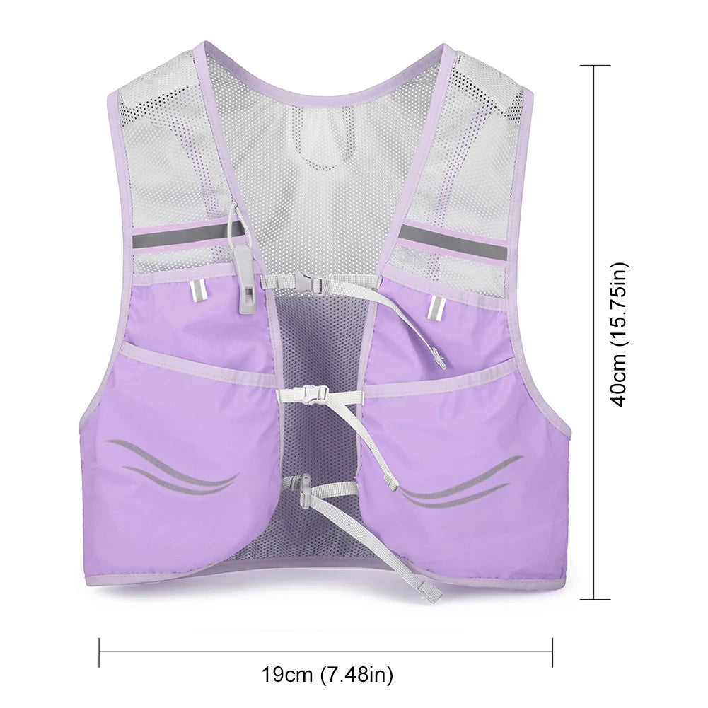 Hydration Jogging Vest Ultralight Breathable Hydration Vest Running Bag Running Race Hydration Vest for Cycling Marathon Hiking
