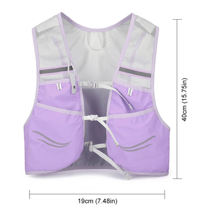 Hydration Jogging Vest Ultralight Breathable Hydration Vest Running Bag Running Race Hydration Vest for Cycling Marathon Hiking