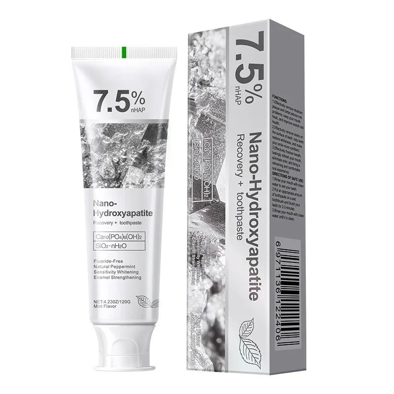 1/3/5pcs Hydroxyapatite Toothpaste,Gentle Mint,Breath Refreshing Whitening Toothpaste,Stain Removal Tooth Paste,Oral Care