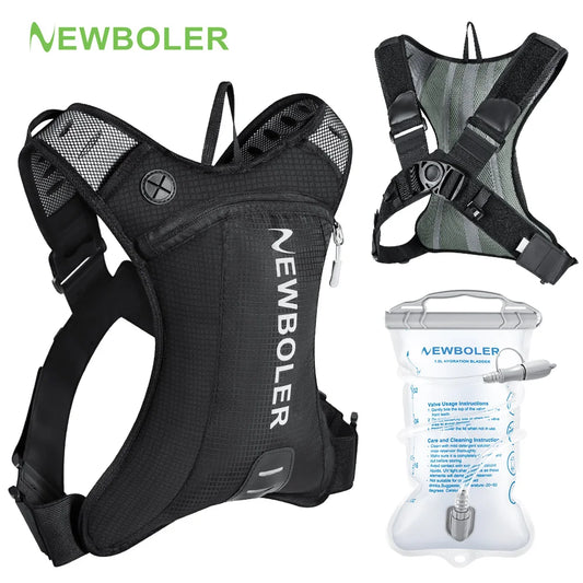 NEWBOLER 5L Motorcycle Cycling Hydration Pack MTB Off Road Motocross Water Backpack Sport Mountain Bike Water Bag