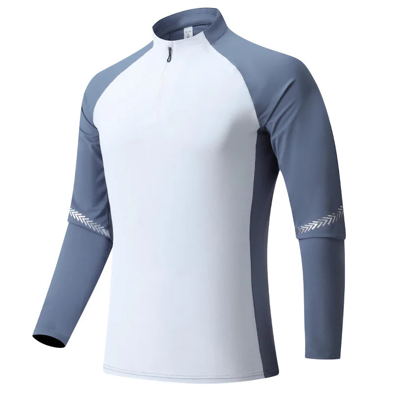 Athletic Pullovers Sport Shirt Men Fitness Training Tops Gym Casual Running Long Sleeve Male Outerwear Jogging Sport Clothing