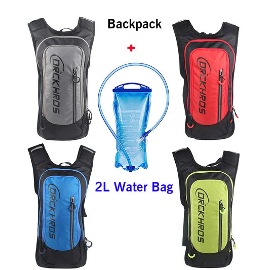 2L Drinking Water Bag Cycling Backpack Set Running Riding Hiking Climbing Bike Hydration Knapsack Inner Bladder Rucksack