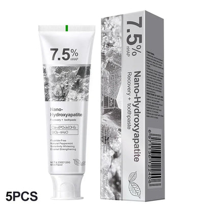 1/3/5pcs Hydroxyapatite Toothpaste,Gentle Mint,Breath Refreshing Whitening Toothpaste,Stain Removal Tooth Paste,Oral Care