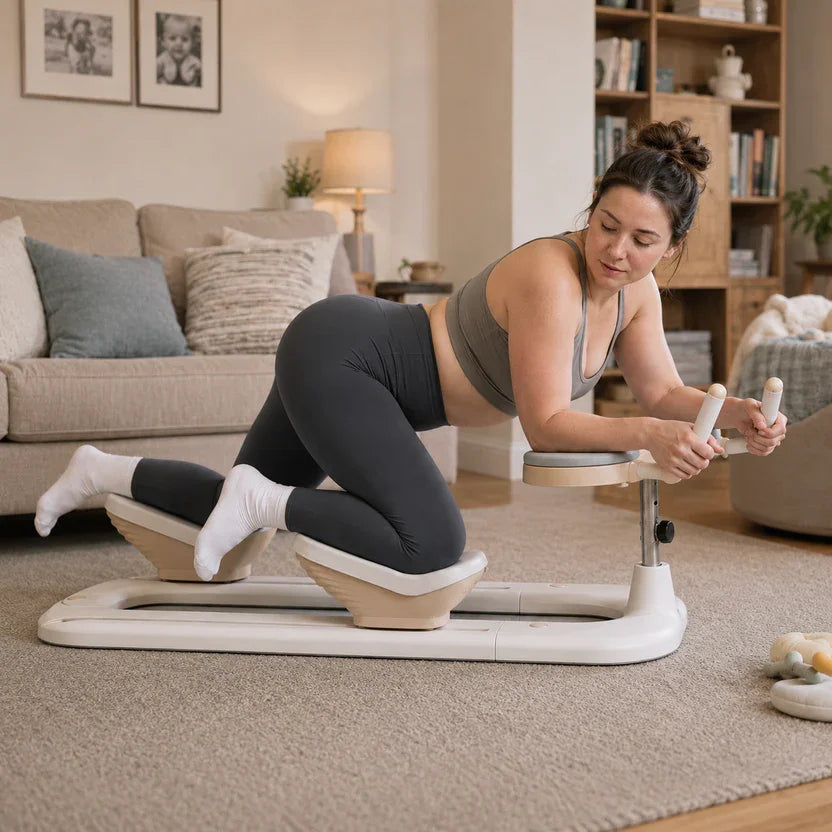 Spine Twist and Stretch Trainer, Detachable Back Stretcher Machine, Adjustable Exercise Equipment for Lower Back Pain Relief