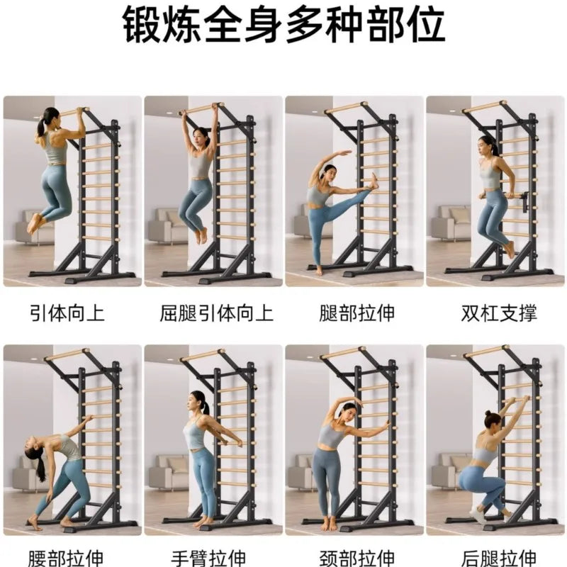 Home Fitness Equipment Rib Frame Horizontal Bar Material Pull-up Rehabilitation Dance Leg Stretches Indoor Exercise Equipment