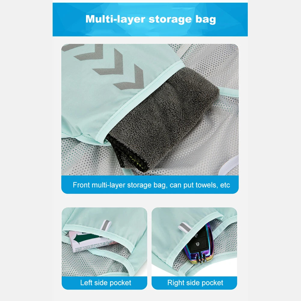 Hydration Jogging Vest Ultralight Breathable Hydration Vest Running Bag Running Race Hydration Vest for Cycling Marathon Hiking