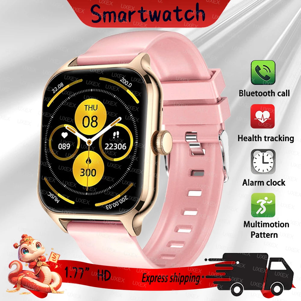 2026 New Fashion Smartwatch Men 2.01 HD Bluetooth Call Alarm Clock Custom Photo Health Tracking Watches Smart Women Offers Today