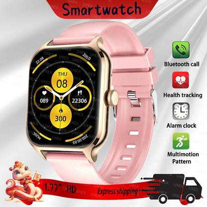 2026 New Fashion Smartwatch Men 2.01 HD Bluetooth Call Alarm Clock Custom Photo Health Tracking Watches Smart Women Offers Today