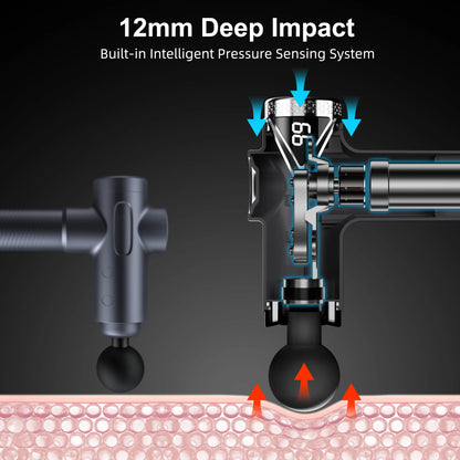 Professional Muscle Massage Gun for Neck and Back Massage Instrument Dropshipping Fitness Equipment Male Female Best Gift