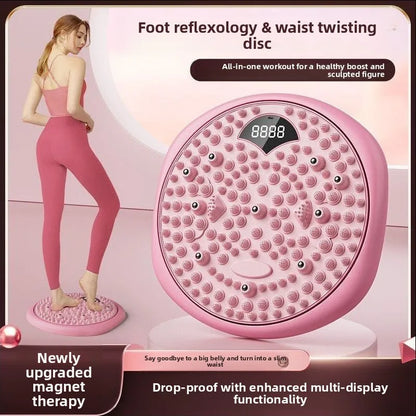 Exercise Waist Twisting Disc Foot Massage Waist Torsion Disc Fitness Equipment Portable Magnetic Foot Massage Twisting Machine