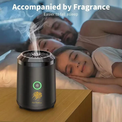 Black BK-18 Aromatherapy Machine Gift Box Set Mini Portable Home Indoor Car Essential Oils/Incense Materials Fragrance Burners