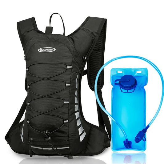 Portable Waterproof Outdoor Sports Climbing Hiking Backpack Pouch MTB Road Bike Hydration Backpack, with Reflective Stripes