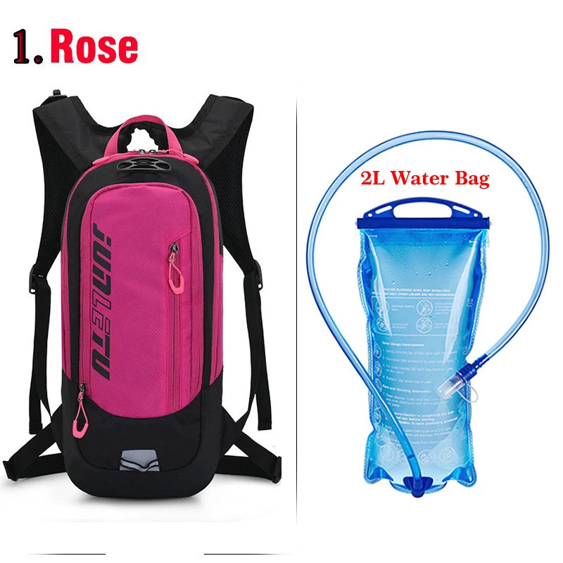 Outdoor Sports Water Bag Backpack Set 2L Breathable Waterproof Rucksack Hydration EVA Inner Bladder Knapsack Night Reflective