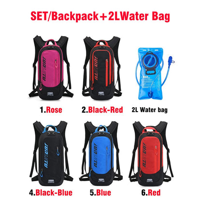 Outdoor Sports Water Bag Backpack Set 2L Breathable Waterproof Rucksack Hydration EVA Inner Bladder Knapsack Night Reflective