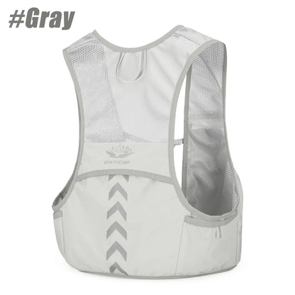 FVXVXV New Running Water Bottle Storage Vest Lightweight Running Vest Reflective Hydration Water Chest Pack With Phone Holder