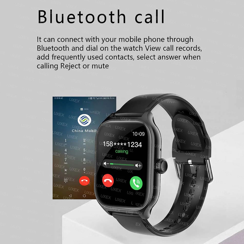2026 New Fashion Smartwatch Men 2.01 HD Bluetooth Call Alarm Clock Custom Photo Health Tracking Watches Smart Women Offers Today
