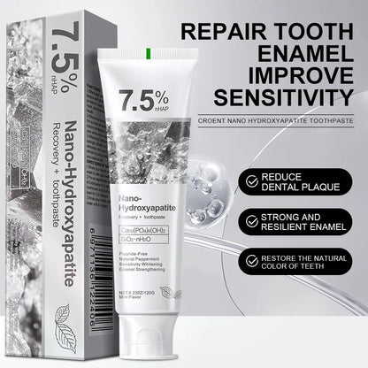 1/3/5pcs Hydroxyapatite Toothpaste,Gentle Mint,Breath Refreshing Whitening Toothpaste,Stain Removal Tooth Paste,Oral Care