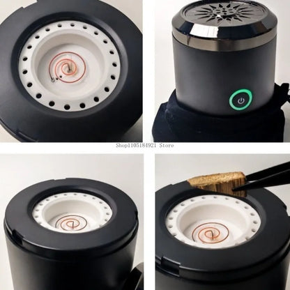 Black BK-18 Aromatherapy Machine Gift Box Set Mini Portable Home Indoor Car Essential Oils/Incense Materials Fragrance Burners