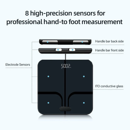 Smart Body Weight Scales 2024 New Body Fat Scale 8 Electrodes Bioimpedance Scale Professional Body Composition Analysis Scale