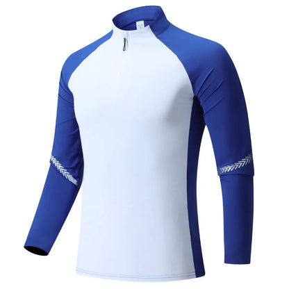 Athletic Pullovers Sport Shirt Men Fitness Training Tops Gym Casual Running Long Sleeve Male Outerwear Jogging Sport Clothing