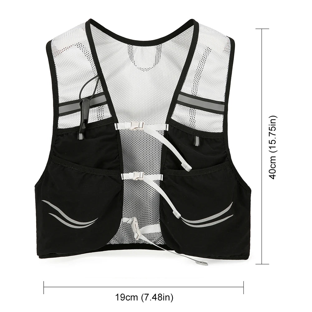 Hydration Jogging Vest Ultralight Breathable Hydration Vest Running Bag Running Race Hydration Vest for Cycling Marathon Hiking