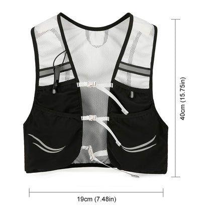Hydration Jogging Vest Ultralight Breathable Hydration Vest Running Bag Running Race Hydration Vest for Cycling Marathon Hiking