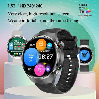 2025 Watch Smartwatch Wemon 1.52” HD Bluetooth Call Offers Today Gift For Men Health Tracking Watches Smart Hombre Business New