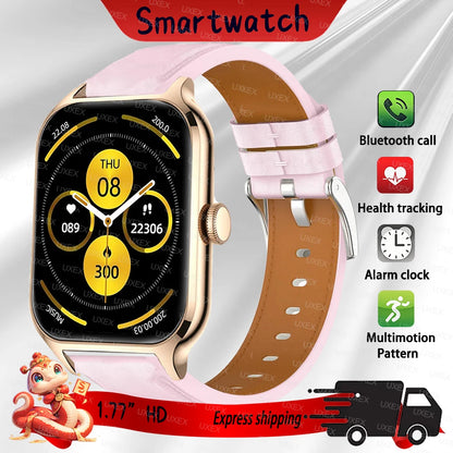 2026 New Fashion Smartwatch Men 2.01 HD Bluetooth Call Alarm Clock Custom Photo Health Tracking Watches Smart Women Offers Today